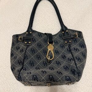 Vintage Dooney & Bourke Canvas Bag